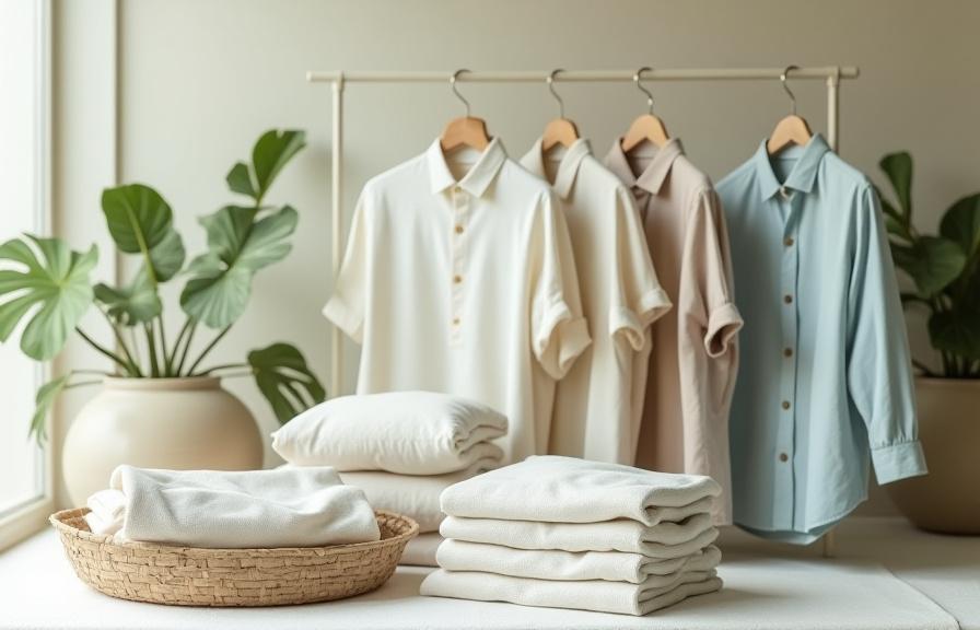 オーガニックコットンを使用したサステナブルメンズウェア